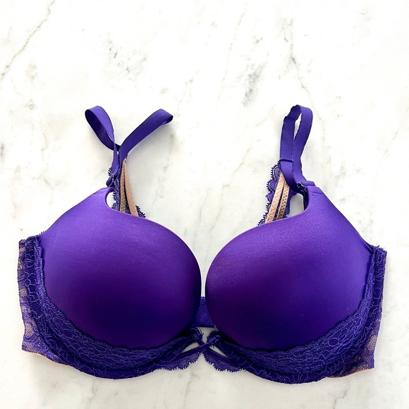 Victoria Secret VERY SEXY padded lace purple 34DD - Picture 2 of 5